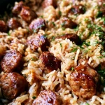 One-Pan Spicy Maple Sausage Rice