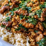 One-Pan Thai Basil Chicken Rice Bake