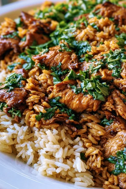 One-Pan Thai Basil Chicken Rice Bake