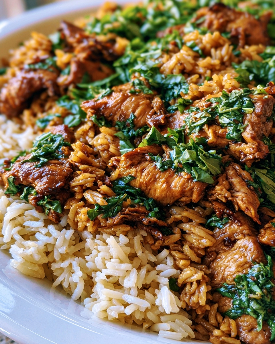 One-Pan Thai Basil Chicken Rice Bake