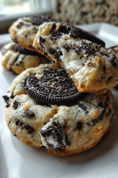 Oreo Cheesecake Cookies