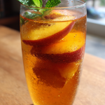 Peach Iced Tea Mocktail