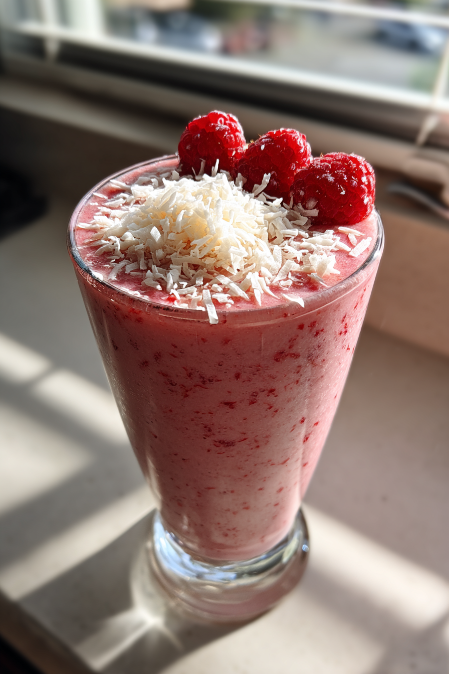 Raspberry Coconut Smoothie
