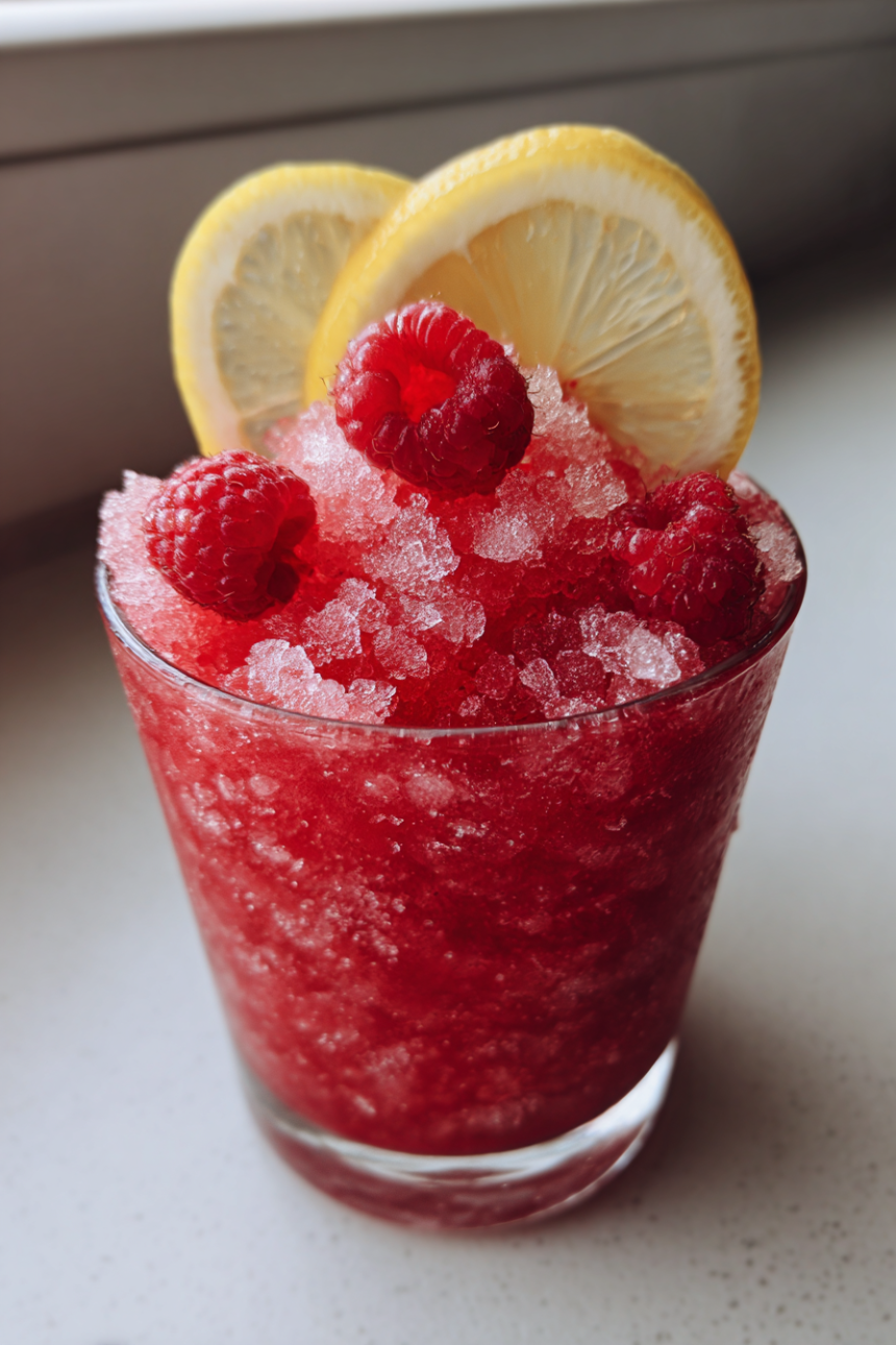 Raspberry Lemonade Slush