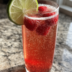 Raspberry Lime Sparkler