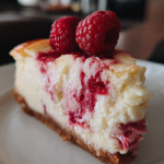 Raspberry White Chocolate Cheesecake