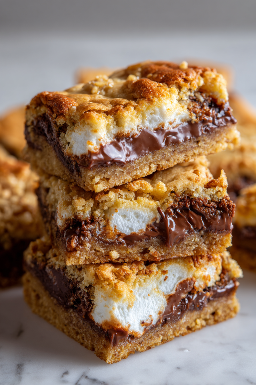 S’mores Cookie Bars