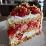 Strawberry Crunch Cake
