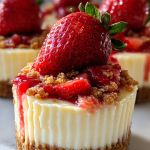 Strawberry Crunch Cheesecake Cups