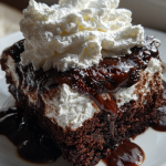 Triple Chocolate Poke Cake